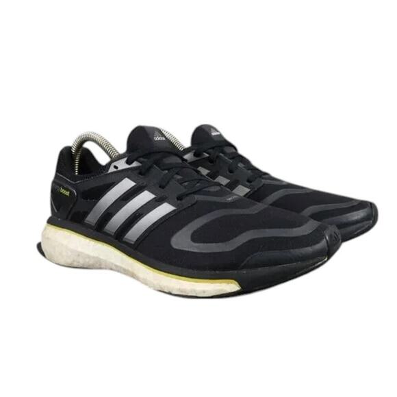 Adidas Shoes Womens 7.5 Athletic Trainers Energy Boost Sneakers Running Black - Picture 1 of 16